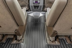 GMC Yukon Floor Mats - Front + Rear - Rough Country - FR/RR Bucket - '21-'23
